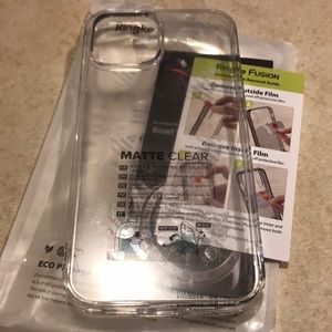 NEW Matte clear case compatible W IPhone 12Pro Max